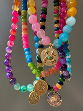 Load image into Gallery viewer, Jade beads lucky eye necklace