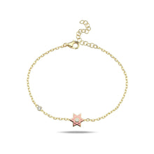 Load image into Gallery viewer, Maghen David bracelet mini pink