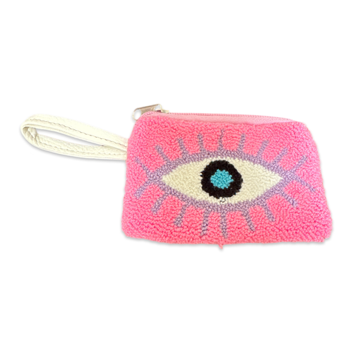 Mini eye pouch pink