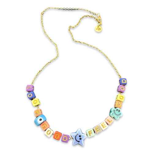 LOOK GOOD FEEL GOOD beads necklace
