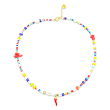 Load image into Gallery viewer, Beaded necklace Lucky horn