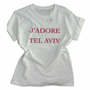 J’adore Tel Aviv T-shirt pink