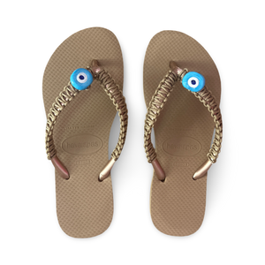 Havaianas flip flops gold 37/38