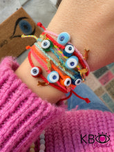 Load image into Gallery viewer, Mini Santorini eye bracelet multicolor