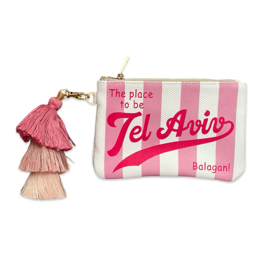 Pouch TEL AVIV pink