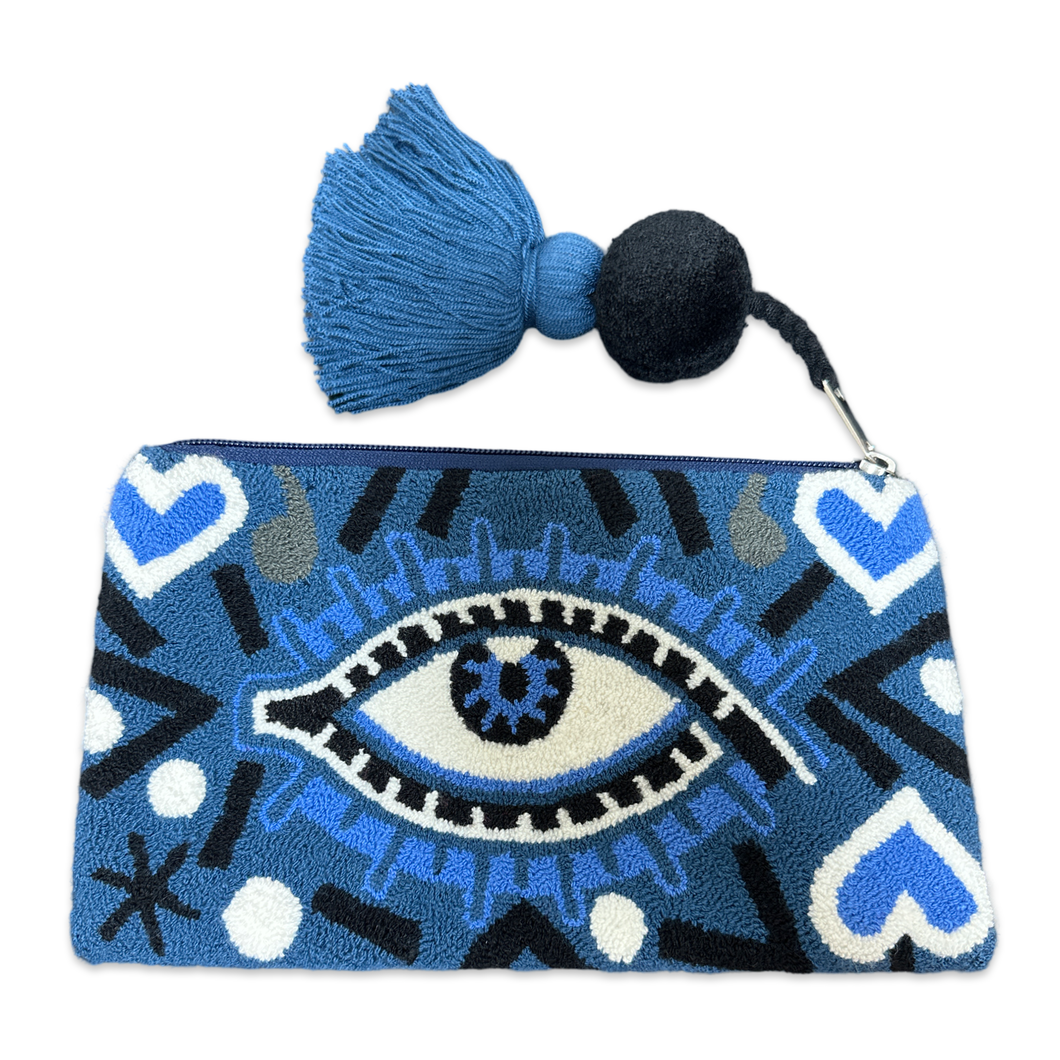 Clutch lucky eye blue