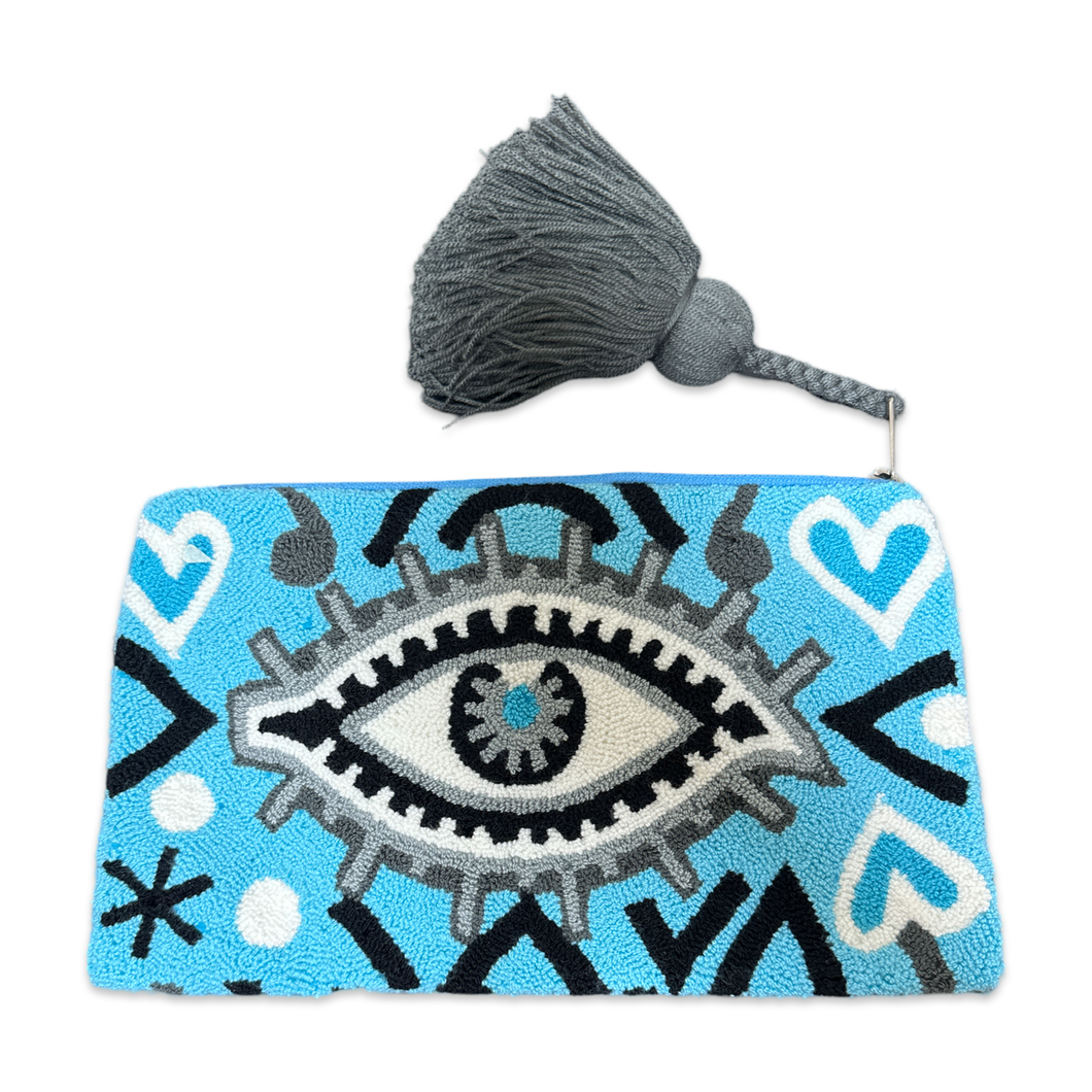 Clutch lucky eye blue