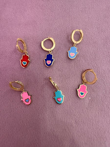 Lucky Hamsa Earring