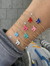 Load image into Gallery viewer, Lucky חי HAI bracelet mini color