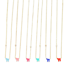 Load image into Gallery viewer, Lucky חי HAI necklace mini color