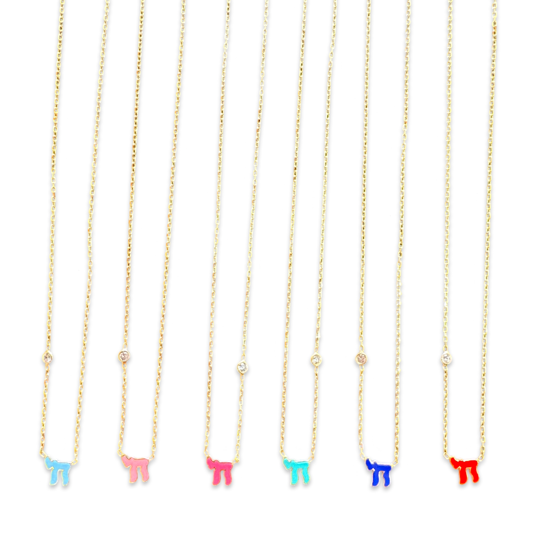 Lucky חי HAI necklace mini color