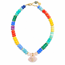 Load image into Gallery viewer, Beads eye necklace