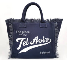 Load image into Gallery viewer, Beach Bag TEL AVIV navy