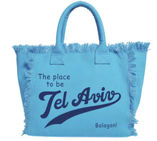 Load image into Gallery viewer, Bag TEL AVIV blue medium
