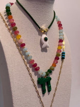 Load image into Gallery viewer, Luxury CHAI beads necklace green malachite