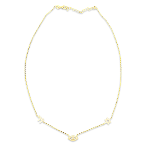 Lucky 3 charms necklace diam