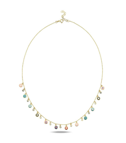Mini lucky eyes necklace