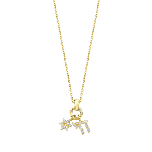 Lucky חי CHAI and Maghen David necklace