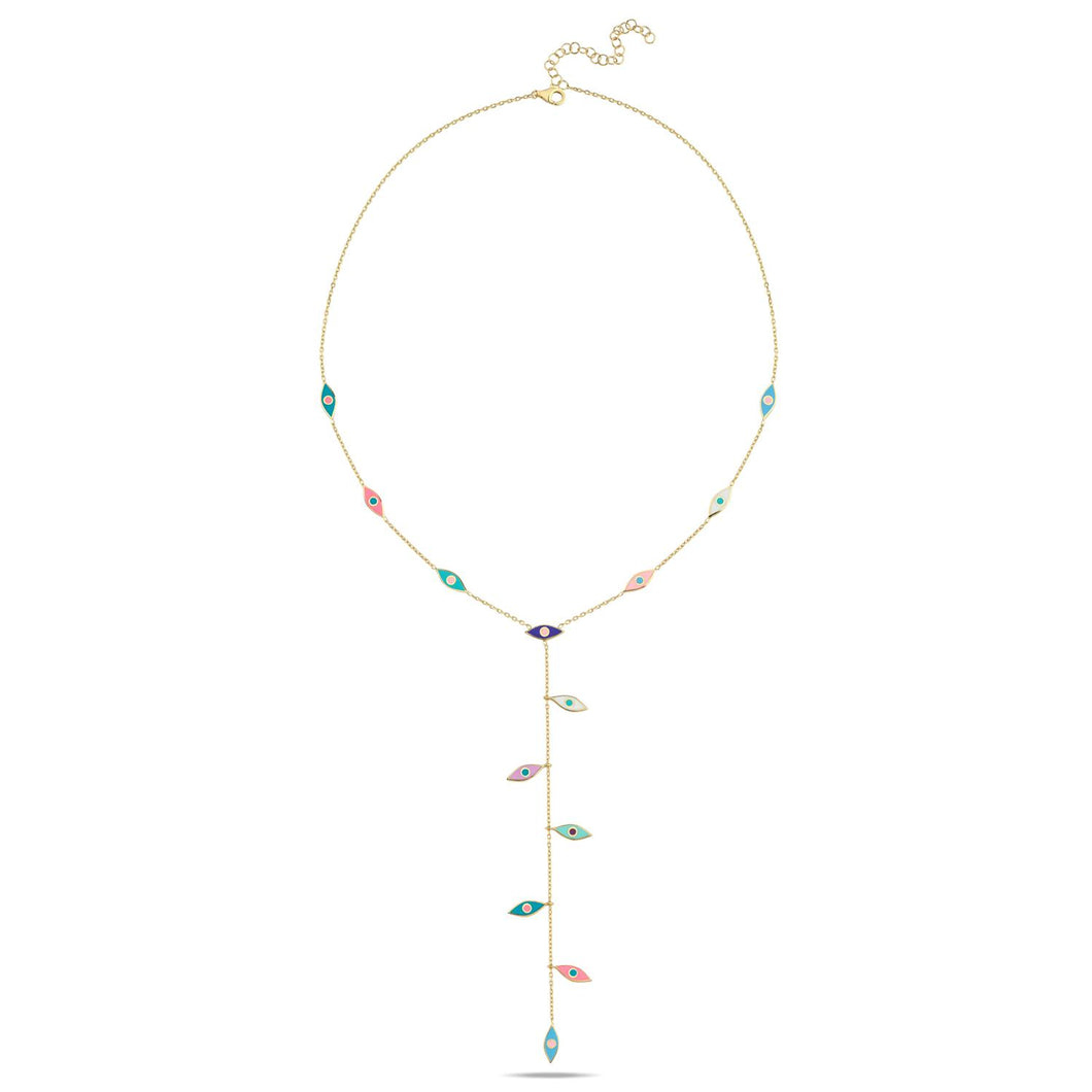 Lucky eyes necklace rosary