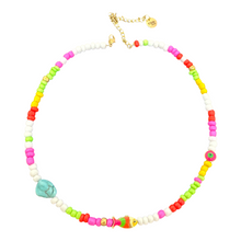 Load image into Gallery viewer, Lucky fish beads necklace neon