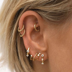 Earrings studs drop