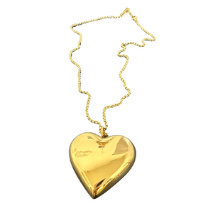 Maxi heart necklace plain