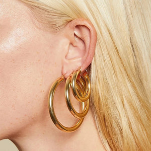 Gitane hoops earrings 5 cm