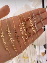 Load image into Gallery viewer, Personalized luxury name necklace handwriting