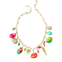 Load image into Gallery viewer, Shells beach summer necklace