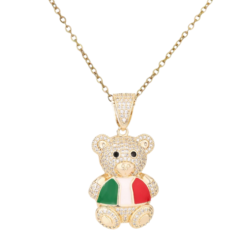Teddy bear necklace 🇮🇹 Italy