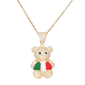 Teddy bear necklace 🇮🇹 Italy