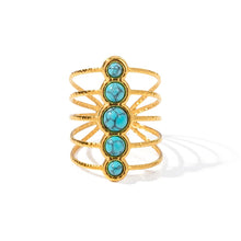 Load image into Gallery viewer, Turquoise dots ring