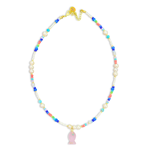Amalfi lucky fish necklace beads