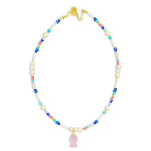 Amalfi lucky fish necklace beads