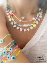 Load image into Gallery viewer, Rainbow pastels pearl beads chocker