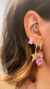 Gummy bear stud earring