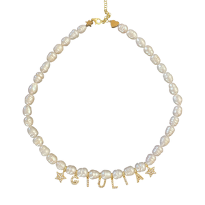 Collana di perle personalizzate con nome