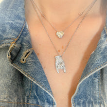 Load image into Gallery viewer, Lucky “Corna” necklace pave’