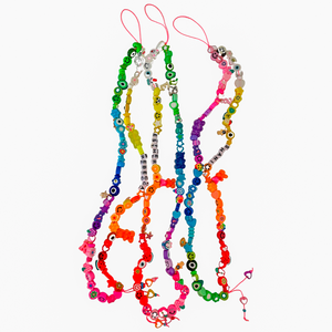 String Charm String Rainbow perle miste con nome cubo