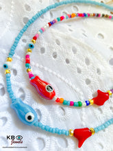 Load image into Gallery viewer, Lucky fish beads necklace multicolor