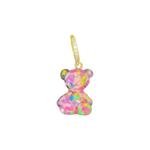 Load image into Gallery viewer, Gummy bear earring sparkle